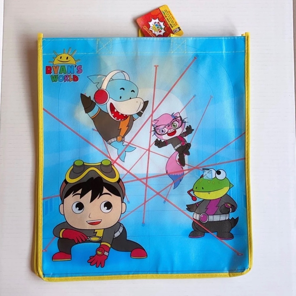Ryans World characters tote bag